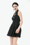 Celestial Bloom Lace Halter Dress DW1095
