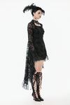 Gothic Embroidered Mesh Dress with Big Sleeves DW1096