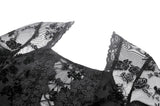 Gothic Embroidered Mesh Dress with Big Sleeves DW1096