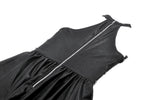 Gothic Eyelet & Chain Choker Leather Dress DW1102