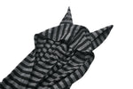 Striped Wolf-Ear Hoodie Dress DW1109