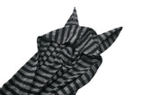 Striped Wolf-Ear Hoodie Dress DW1109