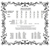 Royal Indigo Velvet & Lace Gothic Dress with Crown Lace and Tiered Tail Hem DW1113