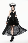 Romantic Gothic Lace Tail Dress DW1119