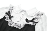 Dolly Lolita Style Faux Two-Piece Ribbon Dress DW1120