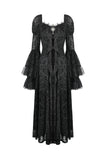 Gothic Royal Jewel-Inspired Vintage Dress DW1123