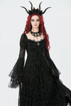 Gothic Royal Jewel-Inspired Vintage Dress DW1123