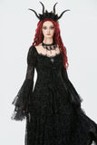 Gothic Royal Jewel-Inspired Vintage Dress DW1123