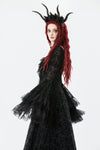Gothic Royal Jewel-Inspired Vintage Dress DW1123