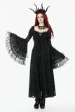 Gothic Royal Jewel-Inspired Vintage Dress DW1123