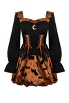 Midnight Bat & Pumpkin Halloween Dress DW1124