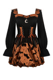 Midnight Bat & Pumpkin Halloween Dress DW1124