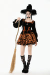 Midnight Bat & Pumpkin Halloween Dress DW1124