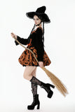 Midnight Bat & Pumpkin Halloween Dress DW1124