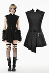 Punk Studded Asymmetrical Dress DW1125