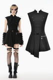 Punk Studded Asymmetrical Dress DW1125