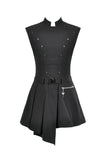 Punk Studded Asymmetrical Dress DW1125