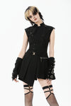 Punk Studded Asymmetrical Dress DW1125