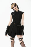 Punk Studded Asymmetrical Dress DW1125