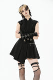 Punk Studded Asymmetrical Dress DW1125