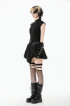 Punk Studded Asymmetrical Dress DW1125