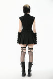 Punk Studded Asymmetrical Dress DW1125