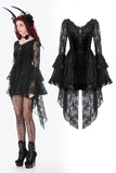 Classic Gothic Velvet & Lace Embroidered Dress DW1128 - Gothlolibeauty
