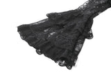 Classic Gothic Velvet & Lace Embroidered Dress DW1128 - Gothlolibeauty