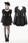 Gothic Lace Jacquard Priness Dress DW1137