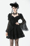 Gothic Lace Jacquard Priness Dress DW1137