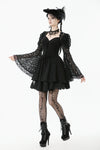 Gothic Lace Jacquard Priness Dress DW1137