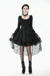 Romantic Gothic Lace High-Low Tiered Dress DW1138