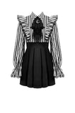 Lolita Dark Striped Preppy Dress DW1141