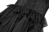 Baroque Lace-Tiered Off-Shoulder Dress DW1144 - Gothlolibeauty