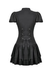 Dark Lolita Bow-Trim Dress DW1148 - Gothlolibeauty