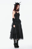 Gothic Satin Lace Dress DW1154 - Gothlolibeauty