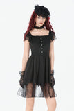 Black Gothic Sweet Bow Lace Lolita Dress DW1159 - Gothlolibeauty