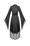 Black Gothic Kimono Tail Dress DW1163 - Gothlolibeauty