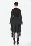 Black Gothic Kimono Tail Dress DW1163 - Gothlolibeauty