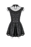 Dark Sacred Lace High-Neck Gothic Dress DW1164