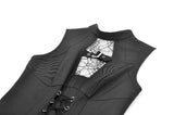 Dark Punk Spider-Web Cutout Corset Mini Dress DW1167