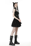 Punk spider mesh sexy see-though strap dress DW744