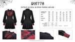 Gothic black blood cross dress DW778