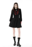 Gothic black blood cross dress DW778