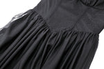 Gothic Black Tulle Feather Fantasy dress DW780