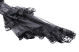 Gothic Black Tulle Feather Fantasy dress DW780
