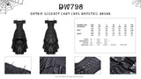 Gothic elegant lady lace dovetail dress DW798