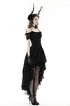 Gothic elegant lady lace dovetail dress DW798