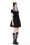 Gothic lolita cross black white princess dress DW807BK