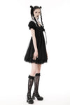 Gothic lolita cross black white princess dress DW807BK